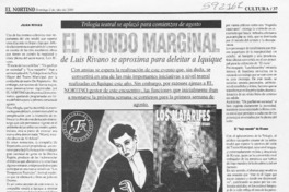 El mundo marginal  [artículo] Juan Rivas