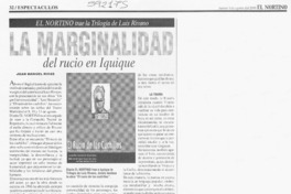 La marginalidad del rucio en Iquique  [artículo] Juan Manuel Rivas