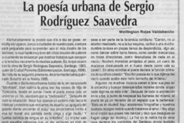 La poesía urbana de Sergio  [artículo] Wellihgton Rojas Valdebenito
