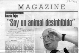 "Soy un animal desinhibido"  [artículo] Sergio Tanhnuz