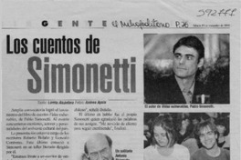 Los cuentos de Simonetti  [artículo] Loreto Alcántara