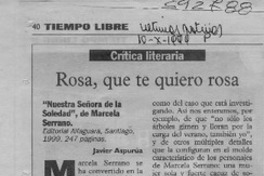 Rosa, que te quiero rosa  [artículo] Javier Aspurúa