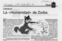 La "humanidad" de Zorba  [artículo] H. E. B.