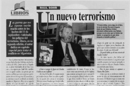 Un nuevo terrorismo  [artículo] Delia Pizarro San Martín