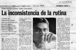 La inconsistencia de la rutina  [artículo] Rodrigo Castillo