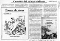 Cuentos del campo chileno  [artículo] Marino Muñoz Lagos