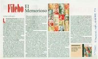 Filebo el memorioso  [artículo] Fernando Emmerich