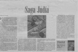 Saga judía  [artículo] Rodrigo Cánovas