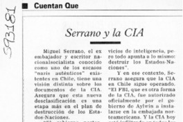 Serrano y la CIA  [artículo]