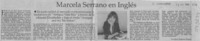 Marcela Serrano en inglés  [artículo] Carolina Andonie Dracos