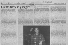 Cuento travieso y mágico  [artículo] Luis Alberto Mansilla