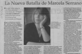 La nueva batalla de Marcela Serrano  [artículo]