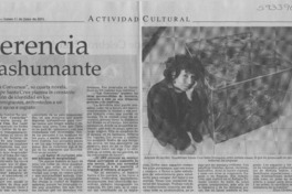 Herencia trashumante  [artículo] Elisa Cárdenas Ortega