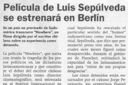 Película de Luis Sepúlveda se estrenará en Berlín