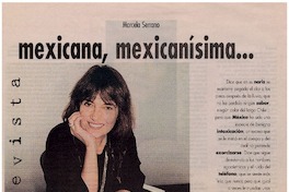 Mexicana, mexicanísima