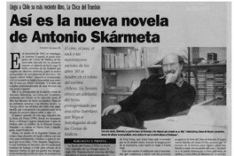 Así es la nueva novela de Antonio Skármeta