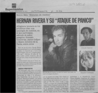 Hernán Rivera y su "ataque de pánico"  [artículo]