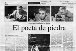 El poeta de piedra  [artículo] Christian Godoy Rivera