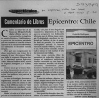Epicentro, Chile  [artículo] Gabriel Castro Rodríguez