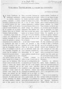 Volodia Teitelboim, la marcha infinita  [artículo] María Luz Moraga