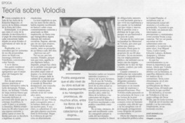 Teoría sobre Volodia  [artículo] José Rodríguez Elizondo