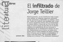 El infiltrado de Jorge Teillier  [artículo] Antonio Riba