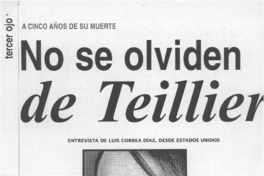 No se olviden de Teillier  [artículo] Luis Correa Díaz