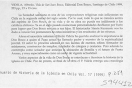 Vida de San Juan Bosco  [artículo] Marciano Barrios Valdés