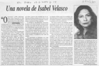 Una novela de Isabel Velasco  [artículo] Fernando Quilodrán
