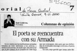 El poeta se reencuentra con su armada  [artículo] Raúl Gutiérrez