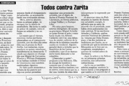 Todos contra Zurita  [artículo] Walter Garib