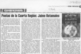 Poetas de la cuarta región, Jaime Retamales