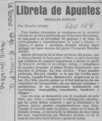 Morales Jordán  [artículo] Sonia Quintana.