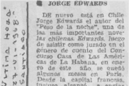 Jorge Edwards.
