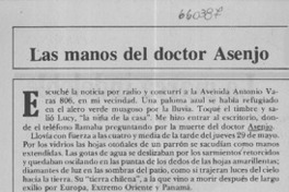Las manos del doctor Asenjo  [artículo] Francisco Coloane.
