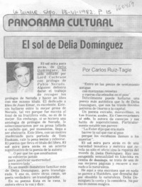 El sol de Delia Domínguez