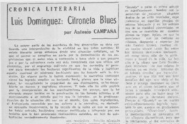Luis Domínguez: Citroneta Blues