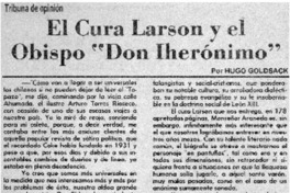 El cura Larson y el obispo "Don Iherónimo"