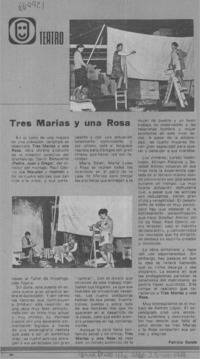Tres Marías y una Rosa  [artículo] Patricia Bande.