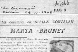 Marta Brunet  [artículo] S. C.