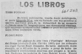 Los libros  [artículo] Ramón Riquelme.