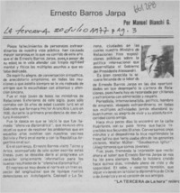 Ernesto Barros Jarpa