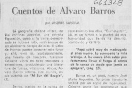 Cuentos de Alvaro Barros.