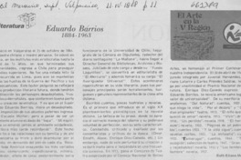 Eduardo Barrios 1884-1963
