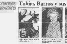 Tobías Barros y sus viudas.