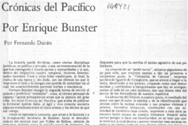 Crónicas del pacífico  [artículo] Fernando Durán.