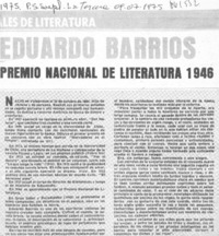 Eduardo Barrios.