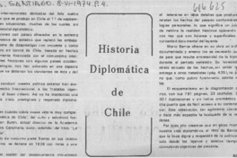 Historia Diplomática de Chile