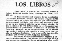 Contando a Chile  [artículo] Alberto Arraño.