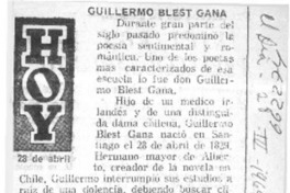 Guillermo Blest Gana.  [artículo]